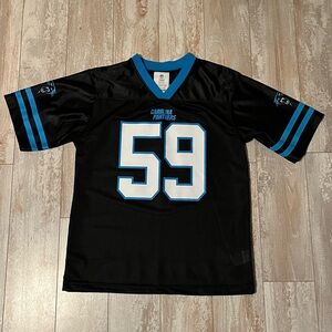 NFL Youth Black and Blue Team Apparel Carolina Panthers Jersey (Luke Kuechly)